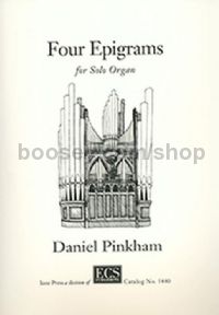 Four Epigrams for organ