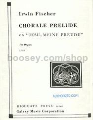 Chorale Prelude on Jesu, meine Freude - organ