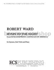 Hymn to the Night for soprano, violin & piano