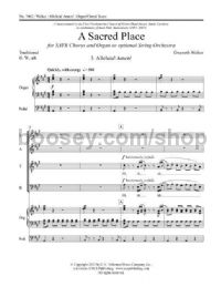 A Sacred Place, No. 3. Alleluia! Amen! for SATB choir & string orchestra (score)