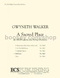 A Sacred Place for SATB choir & string orchestra (score)