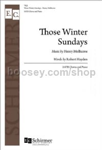 Those Winter Sundays (SATB & Piano Choral Score)