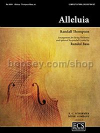 Alleluia for string orchestra (score & parts)
