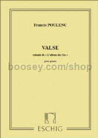 Valse (from L'Album de Six) - piano