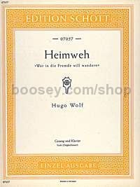 Heimweh - high voice & piano