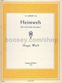 Heimweh - medium voice & piano