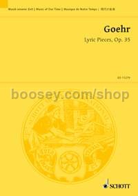 Lyric Pieces op. 35 - wind instruments and double bass (study score)