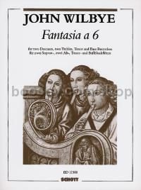 Fantasia à 6 - 6 recorders (SSAATB) (score and parts)