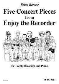5 Concert Pieces for treble recorder & piano