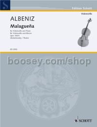 Malaguena op. 165/3 - cello & piano