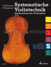 Systematische Violintechnik Band 5 - violin