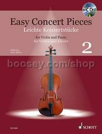 Easy Concert Pieces Volume 2 - violin & piano (+ CD)