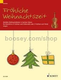 Fröhliche Weihnachtszeit - 2 violins & cello (score & parts)