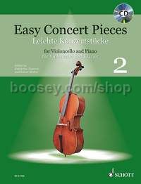 Easy Concert Pieces Band 2 - cello and piano (+ CD)