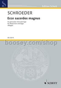 Ecce sacerdos magnus - mixed choir & organ