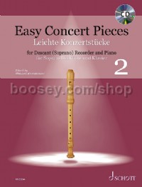 Easy Concert Pieces Band 2 (Descant Recorder Book & CD)