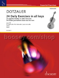 24 Daily Exercises in all Keys op. 155 (Cello)