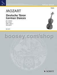German Dances Band 1 - 2 violins
