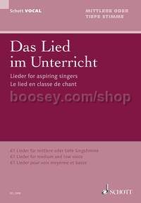 Lieder for aspiring singers - voice & piano