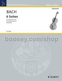 6 Suites for violoncello solo BWV 1007-1012 - cello