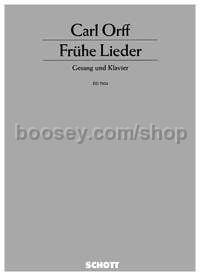 Frühe Lieder - voice & piano