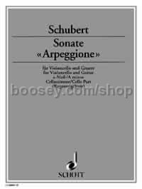 Sonata Arpeggione D 821 - cello part