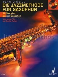 The Jazz method for Saxophone Band 1 - alto-(baritone-) saxophone (+ CD)