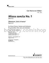 Missa sancta No.1 Ein B major WeV A.2 / WeV A.3 (choral score)