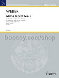 Missa sancta No. 2 in G major WeV A.5 / WeV A.4 (score)