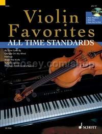 Violin Favorites All Time Standards - violin; piano ad lib. (+ CD)