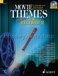 Movie Themes Soprano Recorder (Book & CD)