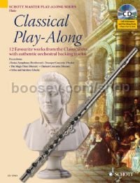 Classical Play-Along Flute (Book & CD) Schott Master Play-Along Series