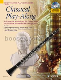Classical Play-Along Clarinet (Book & CD) Schott Master Play-Along Series