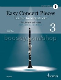 Easy Concert Pieces, Vol. 3 (Clarinet & Piano)