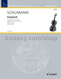 Concerto Dmin Violin Violin/Piano (1853)