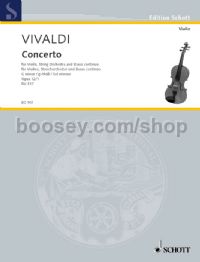 Concerto Op. 12 No.1 Gmin Fi/211 violin & piano