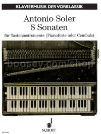 Eight Sonatas (piano/harpsichord/organ)