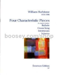 Four Characteristic Pieces for Clarinet & Piano