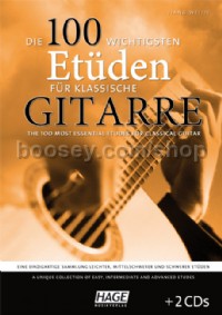 The 100 most important etudes for classical guitar