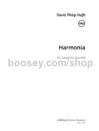 Harmonia, für Saxophon-Quartett (Set of Parts)