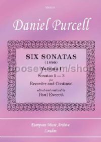 Six Sonatas, Volume 1 - Flute/Recorder & Piano