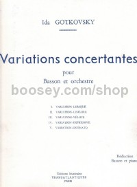 Variations concertantes (Bassoon & Piano)