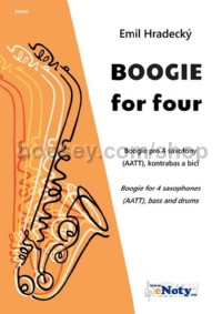 Boogie for four (Saxophone Quartet Score & Parts)