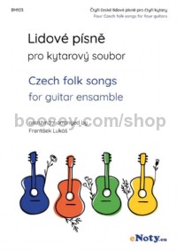 Czech folk songs for guitar ensemble (Score & Parts)
