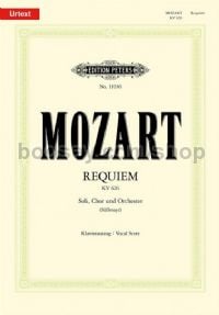 Requiem K. 626 (Süssmayr completion) (vocal score) (new edition)