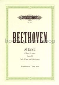 Mass in C major Op 86 (Latin vocal score)