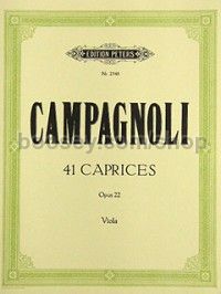 41 Caprices Op.22 For Viola