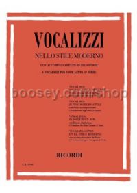 Vocalizzi Nello Stile Moderno, Series I Vol.I (High Voice)