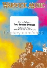 Two Italian Dances - euphonium (treble & bass clefs) & piano