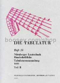 Die Tabulatur Vol. 24 (Guitar/Lute)